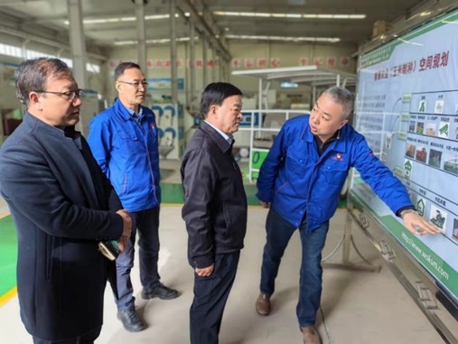 敦煌種業(yè)黨委書記、董事長劉興斌等到奧凱種機、慶和農(nóng)業(yè)公司洽談交流